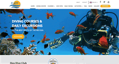 Desktop Screenshot of iliosdiveclub.com